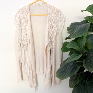 Double Zero Fringe Cardigan